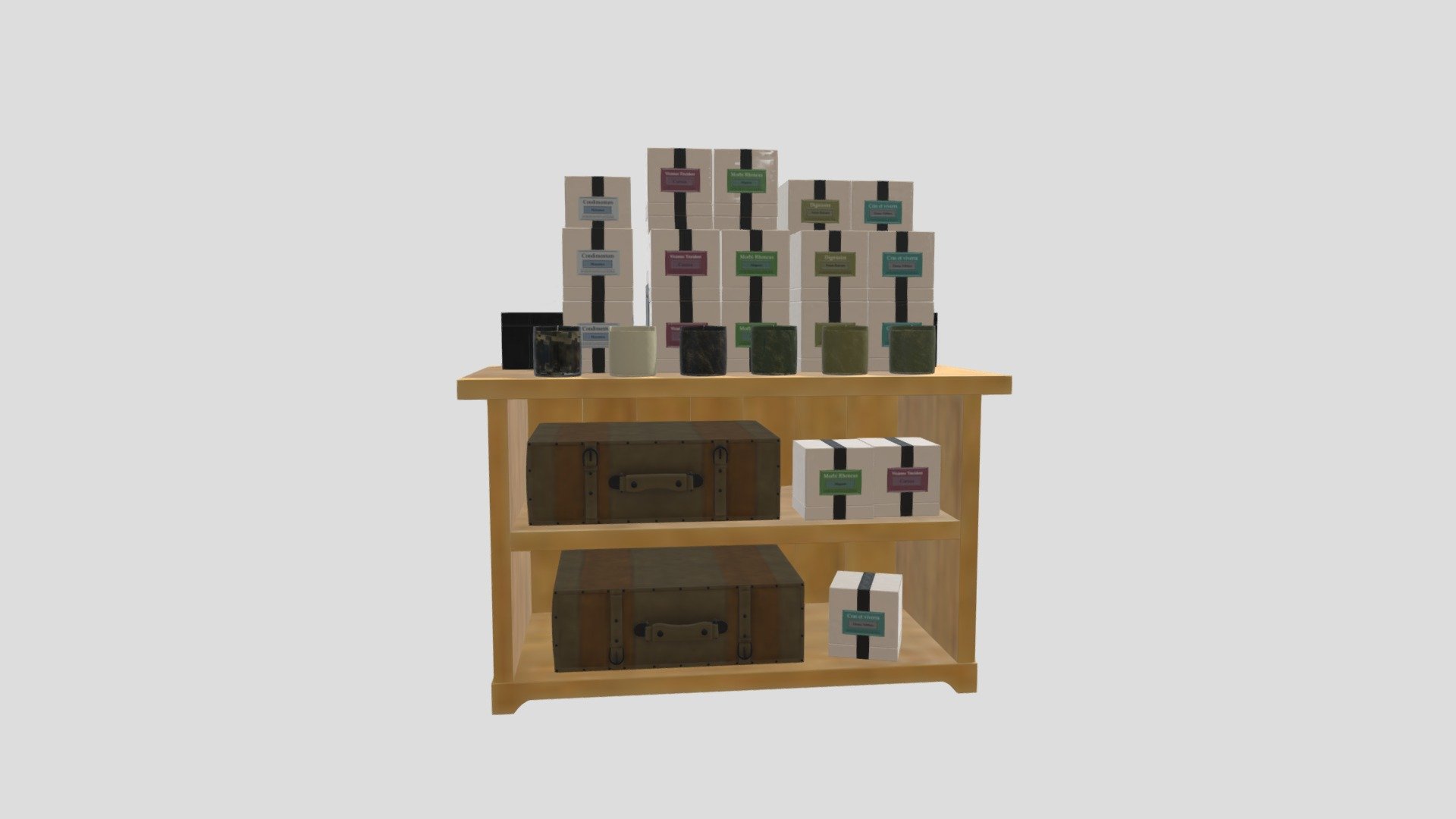 Store fixtures 15 AM216 Archmodel - Buy Royalty Free 3D model by ...