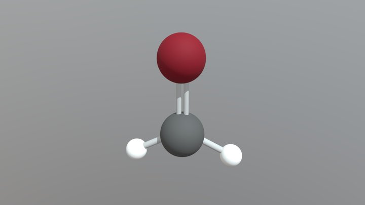 Formol (Methanal / Formaldehyde) 3D Model