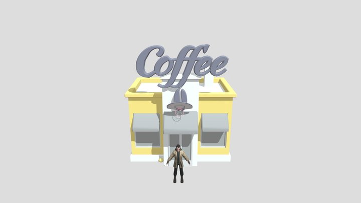 Basketball Cafe 3D Model