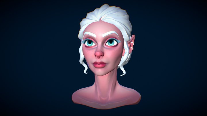 Snow Elf 3D Model