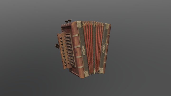 Αccordion 3D Model