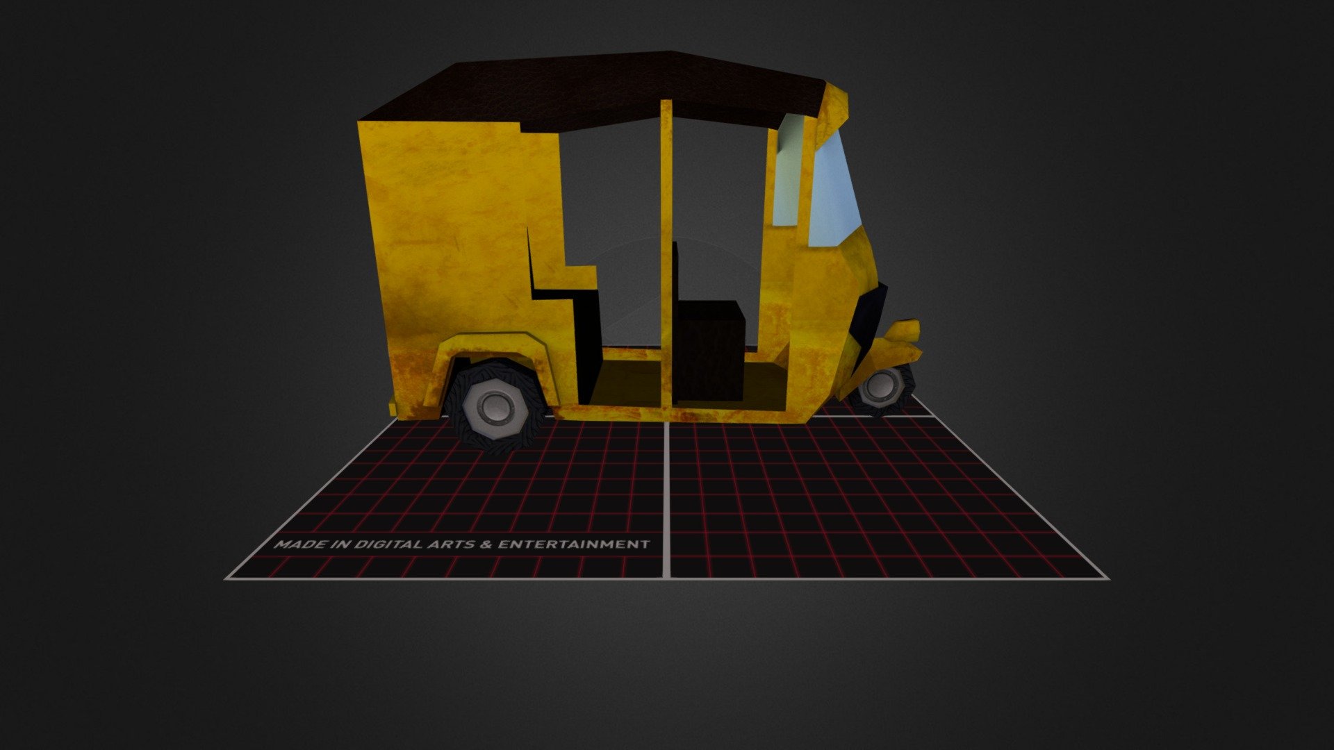 Prop_AutoRickshaw_WIP6 - 3D model by tjeu.pubben [f916d2d] - Sketchfab