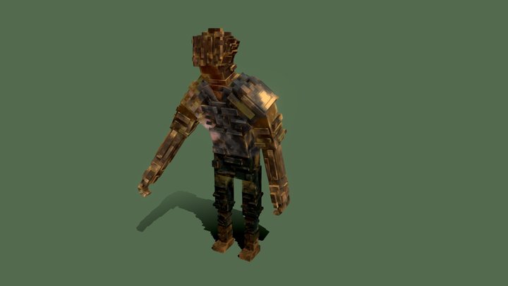 The Last Of Us-Clickers 3D model animated rigged