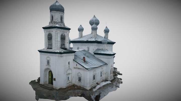 Russian church (Inside) 3D Model