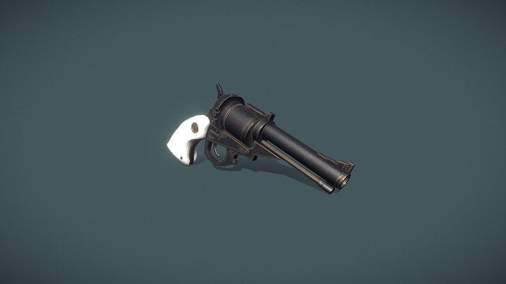 Ornamental gun 3D Model