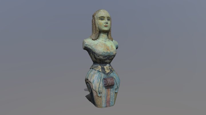 Mini Figurehead of Jenny Lind 3D Model