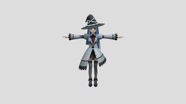 Mages Hyperdimension neptunia 3D Model