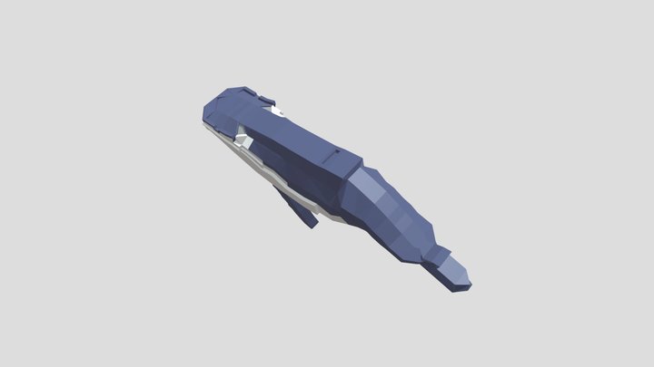 whale poly 3D Model