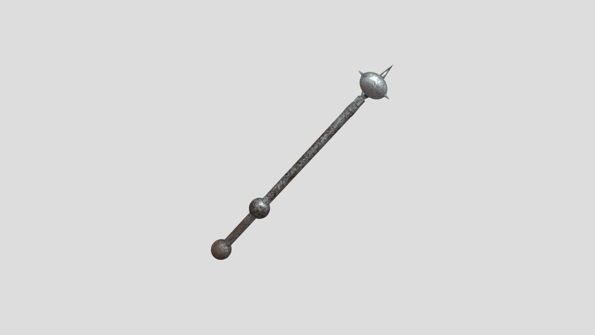 Spiked Mace Textured 3D model by Shinds_ [f919b82] Sketchfab