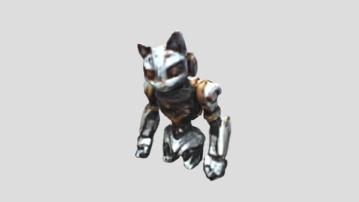 robô gato* 3D Model