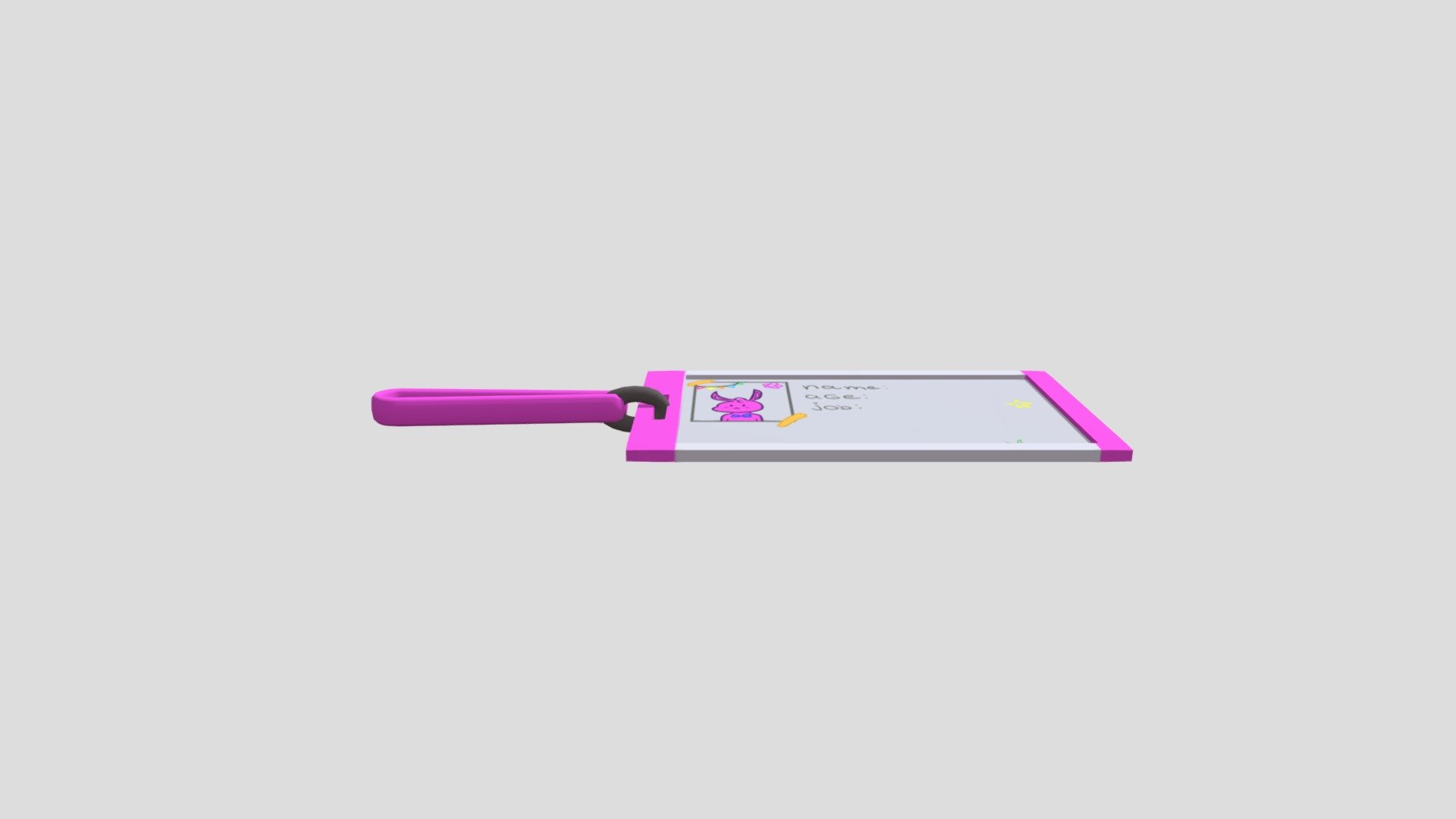 Keycard - 3D model by rozemarijne [f91cf9b] - Sketchfab