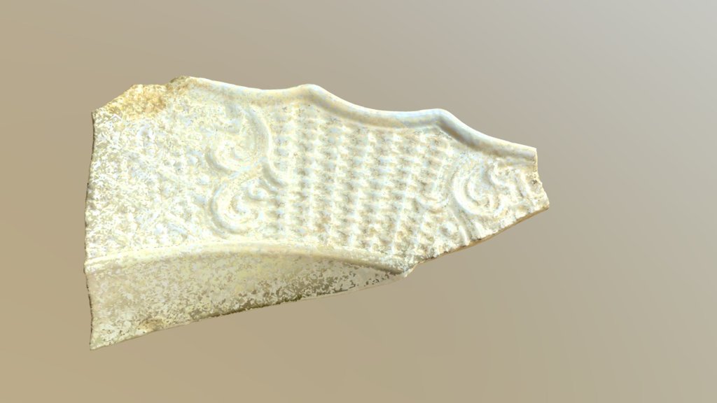 White Salt Glazed Stoneware Rim (VCU_3D_2826) - Download Free 3D model ...