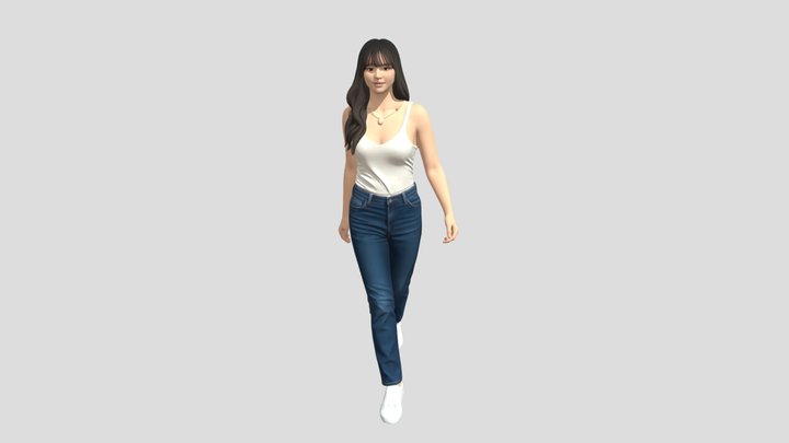 Casual Stride – Kostenloses 3D-Modell STL