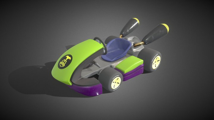 Iggy's Kart 3D Model
