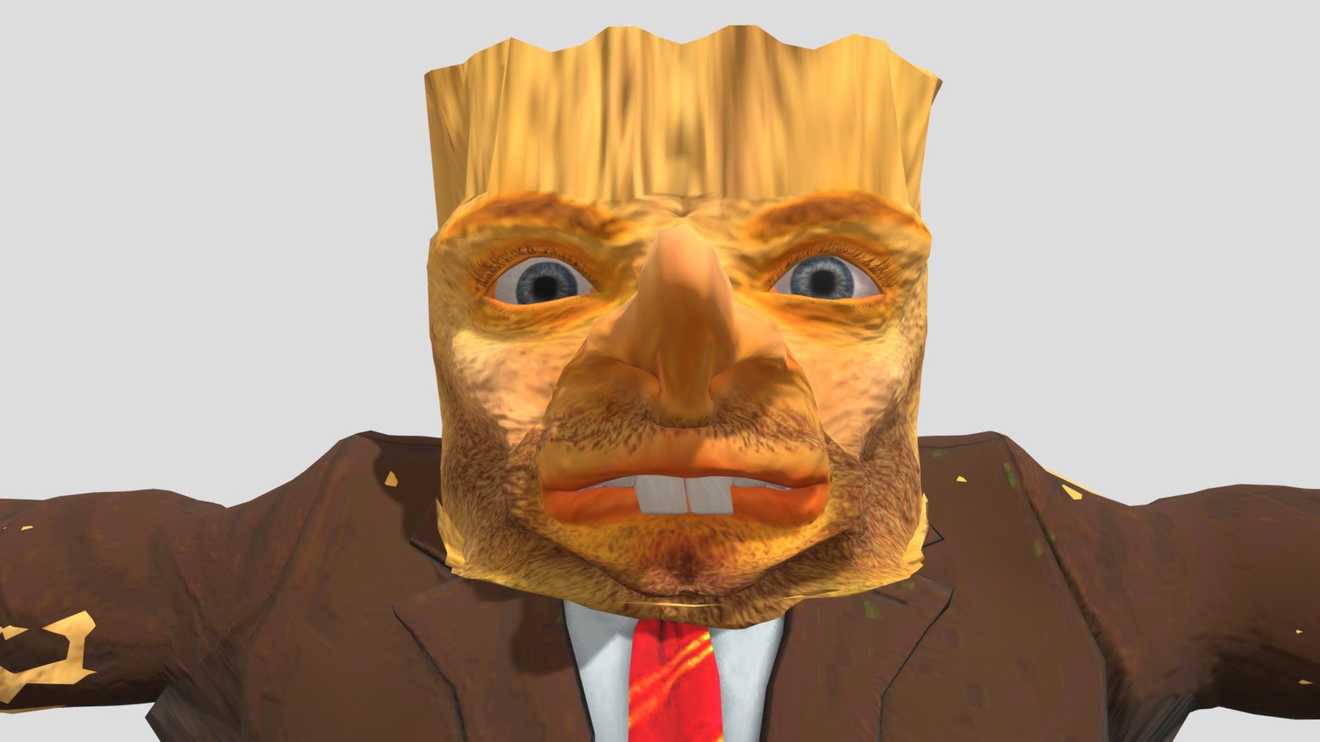 Sponge Bob Square Pants Realistic Suit Version Download Free 3D model