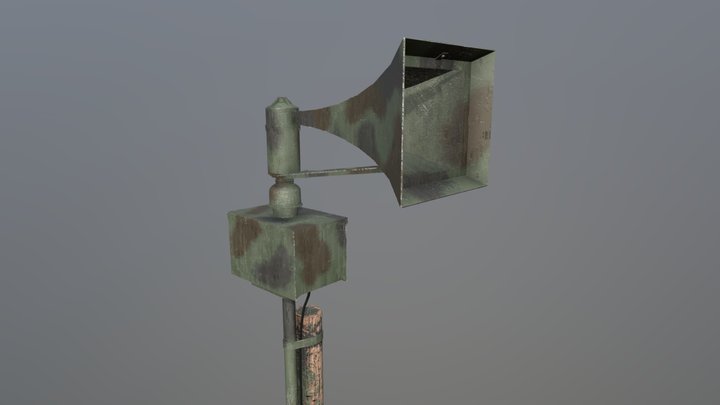 Federal Thunderbolt 1000 Siren 3D Model