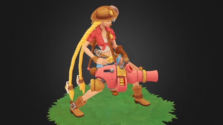Jinx Cowgirl 3D Model