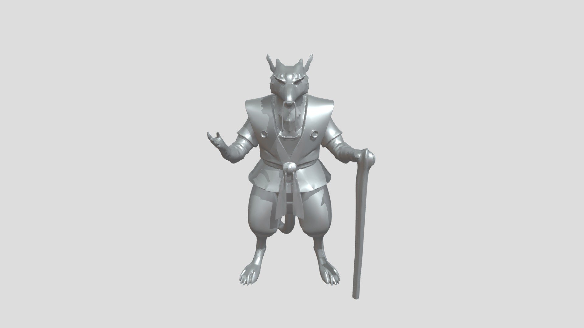 Splinter ninja turtles - 3D model by chivitube [f91efe2] - Sketchfab