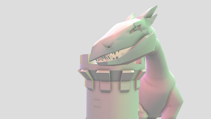Dragon Dice Tower 3D Model