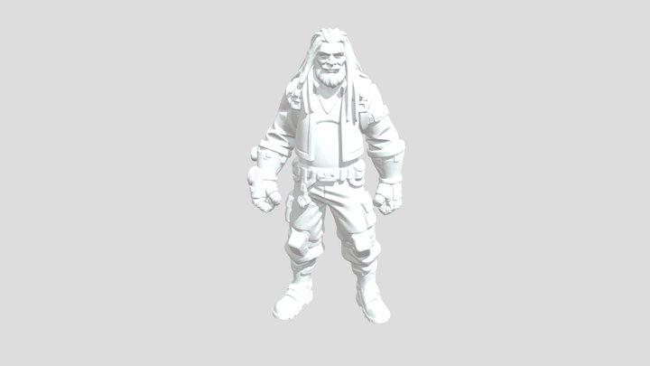 Mechanic Warrior 3D Model