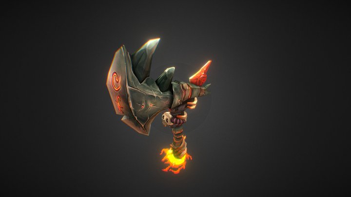DAE- Weaponcraft Axe 3D Model
