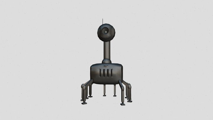 Robot Drone 3D Model