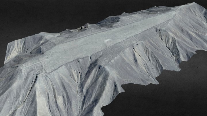 Geoglyphs on mountain top 3D Model