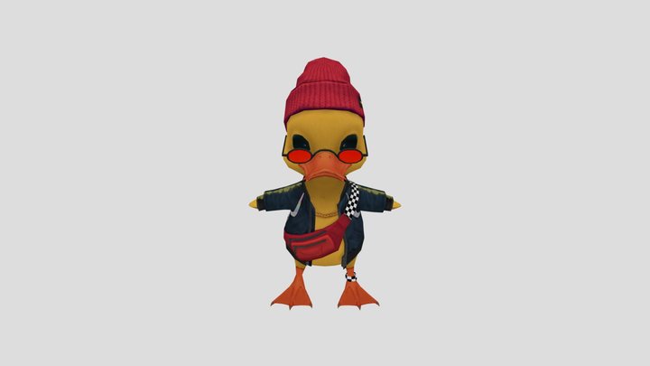 free fire duck 3d model 3D Model