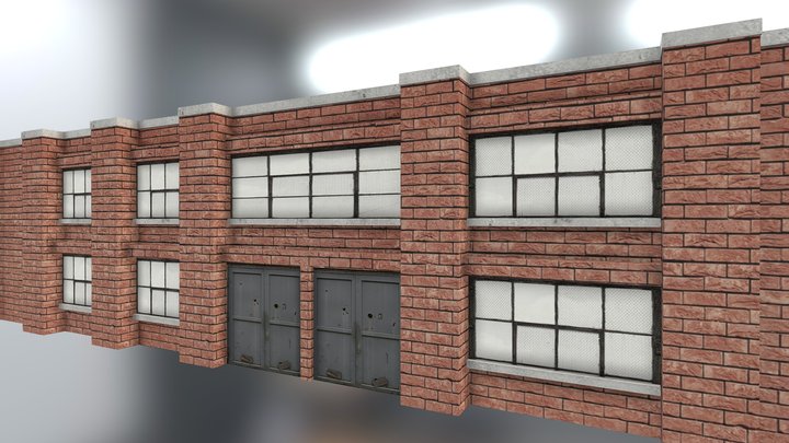 Industrial Building 1 3D Model