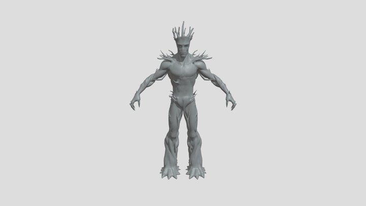 Groot Fortnite 3D Model