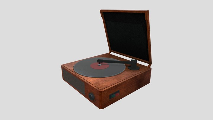 Record player 3D Model