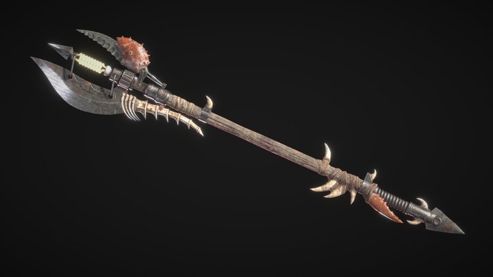 Game ready asset _ Rustborn Spear 3D Model