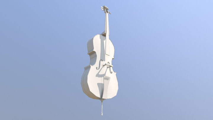 Violoncello Without Strings 3D Model