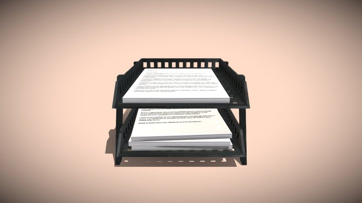 Double Letter Box 3D Model