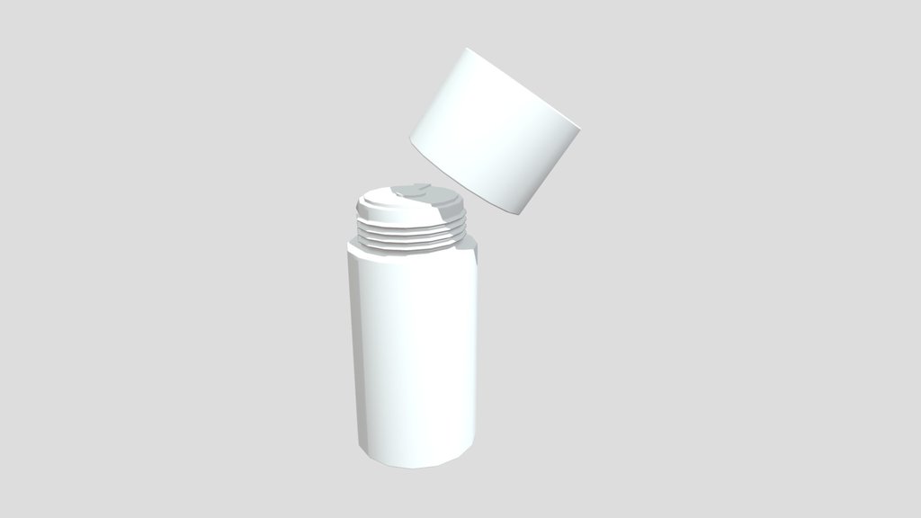Skincare Toner Bottle Clean Base 3D Model