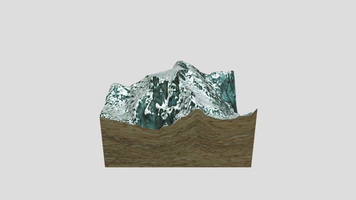 Nanga Parbat Mountain - Pakistan 3D Model