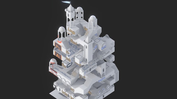 Nicolas Cuttoli - CV 2017 3D Model
