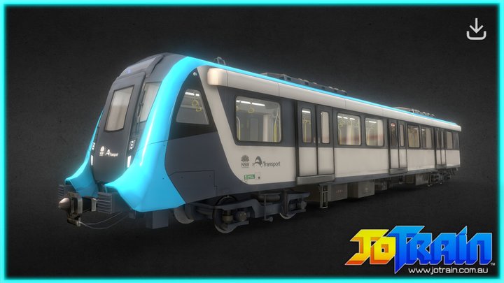Sydney Metro Driverless Train  Alstom Metropolis