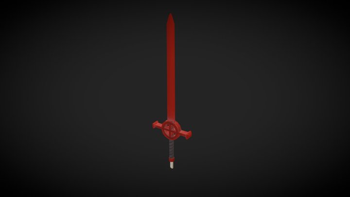 Demon Blood Sword 3D Model