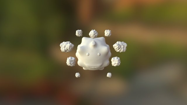 Koffing 3D Model