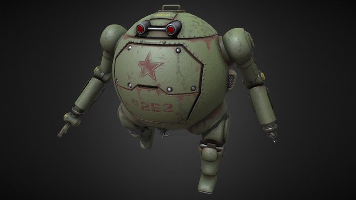 Atomic heart - FanArt "P2B2" 3D Model
