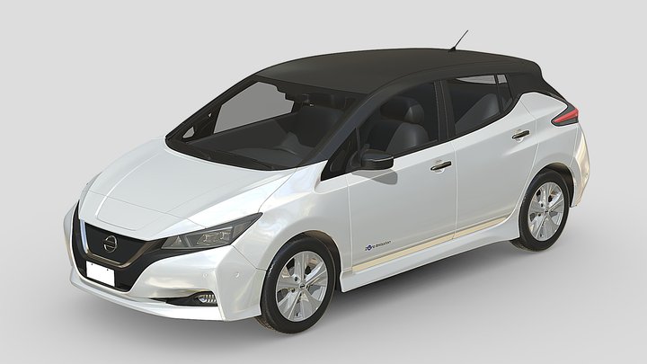 Nissan Leaf 2018 3D Model