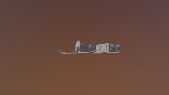 Ruin Temple 3D Model