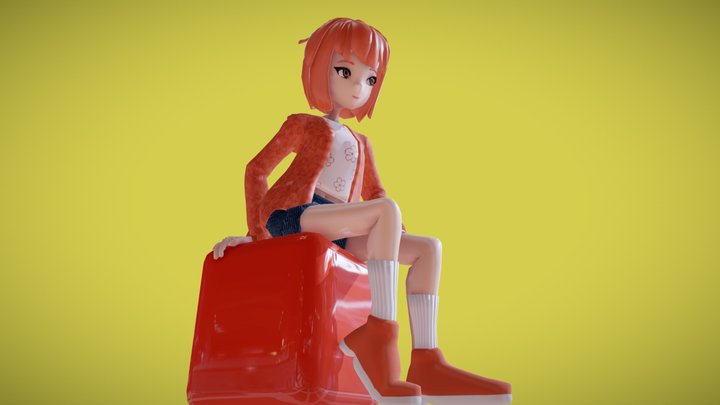 Candy - The cool kid 3D Model