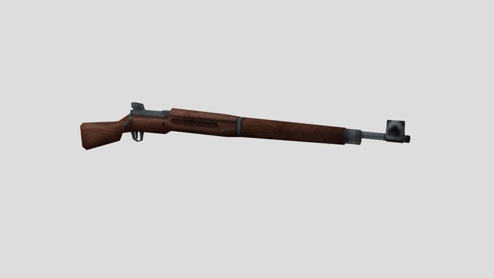 Enfield M1917 Low-Res Prop 3D Model