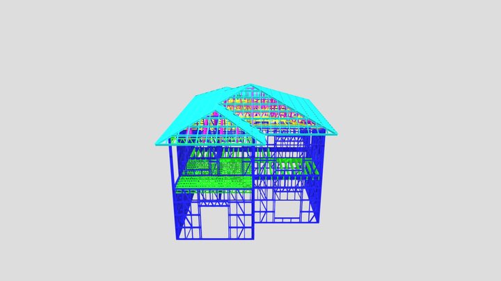 D9 Amirsoy dacha 3D Model