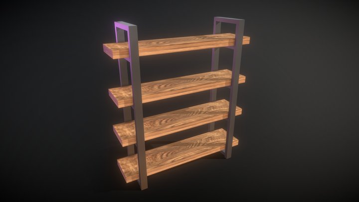 Shelf 3D / Bookcase 3D Model