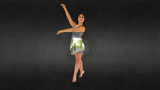 Juliana Dancer Pose 3D Model