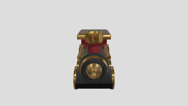 Toy Train 3D Model