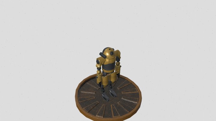 robot_lowpoly 3D Model